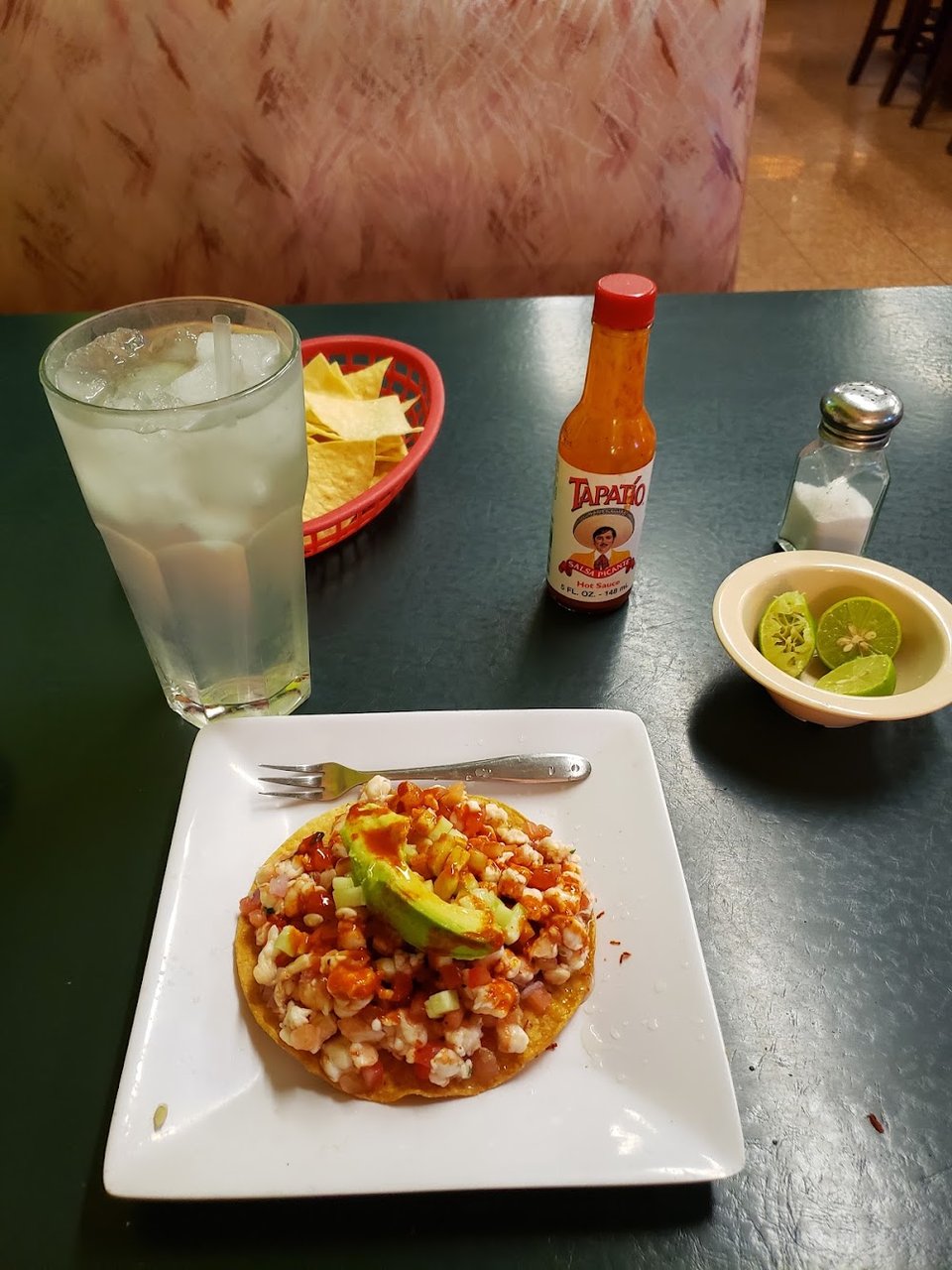 Tostada De Ceviche De Camaron